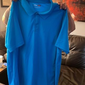 Gil’s Mens Golf shirt like new Aqua size XXL